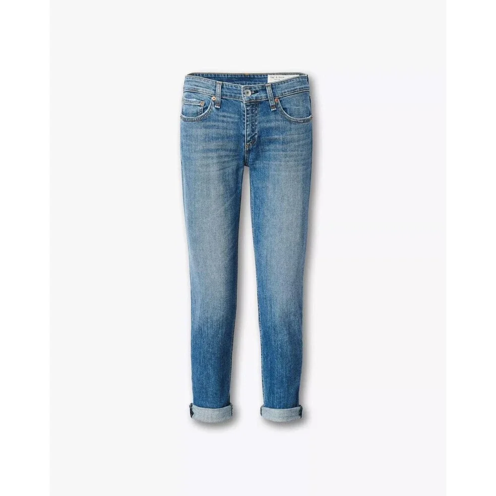 NEW Rag & Bone Women's 27 Julienne Dre Slim Boyfriend Jeans • Reg Price 225